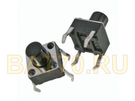 KAN0610-0731B 6x6x7 mm SWT-6 Тактовые кнопки