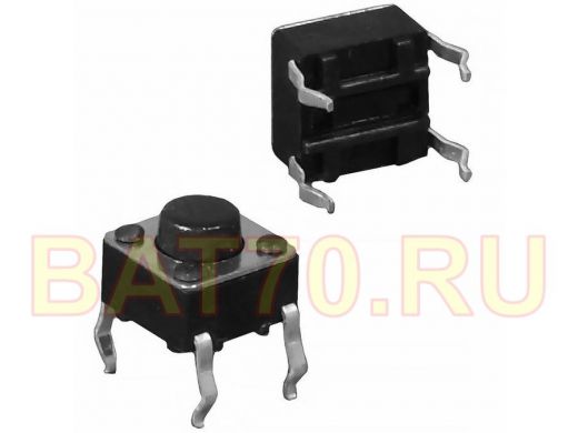 KAN0611-0431B  6x6x4.3 mm Тактовые кнопки