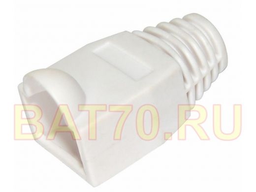 КОЛПАЧОК для штекера 8P8C 8-и контактного  (для комп.вит.пары) RJ-45 белый REXANT