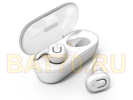 Bluetooth наушники с микрофоном (гарнитура)  EZRA TWS07 Белые