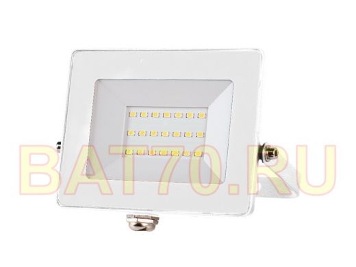 Прожектор светодиодный  20W, Smartbuy-20W/6500K/IP65 (SBL-FLWhite-20-65K) SMD White