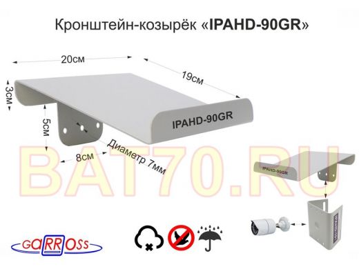 Козырёк для камер видеонаблюдения 