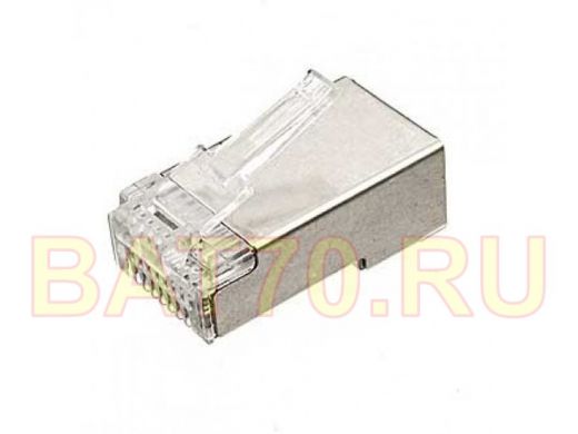 RJ45 (TP-8P8C) STP RJ раъём с экраном на витую пары