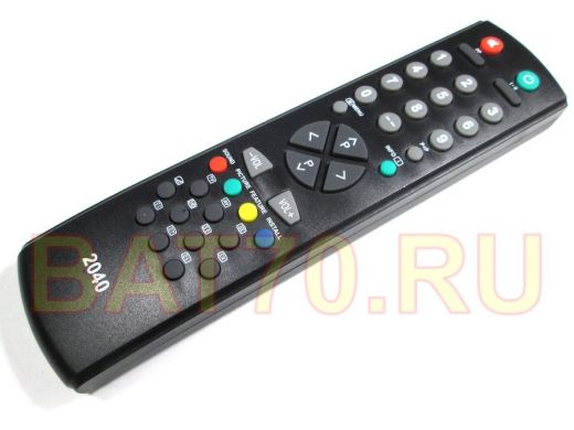 Телевиз. пульт  VESTEL RC-2040/2140 Sanyo черный  ic STV-2026MKII