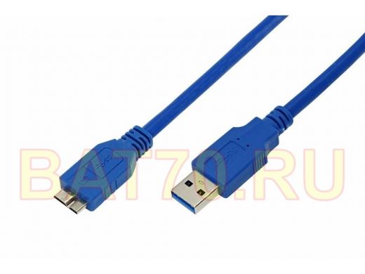 Кабель микро USB (AM/microBM)  1.5 м 5pin штекер v3.0 R18-1634