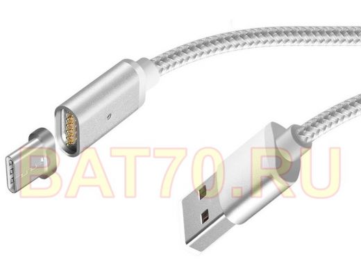 Шнур USB / Type-C HOCO U16  1.2м магнитный