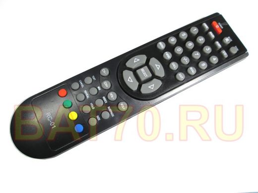 Телевиз. пульт  SHIVAKI  RC-01 RC-A3-01  ts-lcd-1532 ic ts-lcd-1962-2670-3270 RC-A3-01