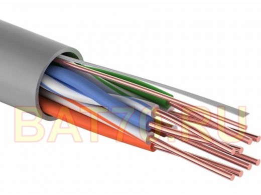 Кабель UTP  4PR  24AWG  CAT5e Cu  305м  REXANT 01-0043, цена за 1метр