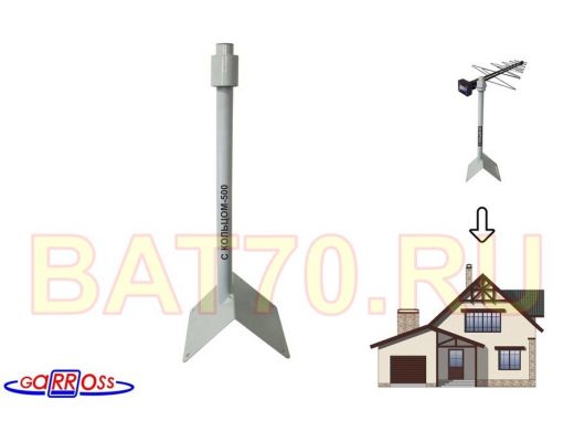 Кронштейн антенный на конёк крыши 