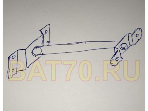 Кронштейн для прожектора к стене, диаметр 22мм, вылет 0,2 м 