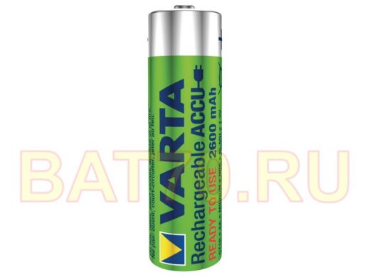 Аккумулятор AA 2600 mAh 1,2В  Varta  Ready2Use  Bl-2