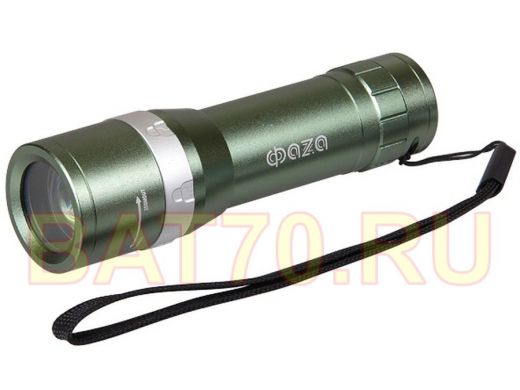 Фонарь  ФАZA  A7-L3WZ-3АAA  3W LED, alum, классический, 3 режима работы, 3*ААА, IP44, 130 лм