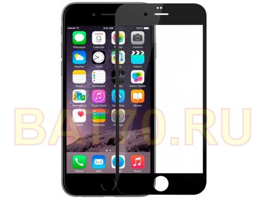 Стекло защитное iPhone  6P/6SP 2.5D BLACK