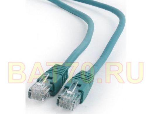 Патч-корд Cablexpert PP6U-0.5M/G кат.6, 0.5м, UTP литой, многожильный (зелёный) PP6U-0.5M/G