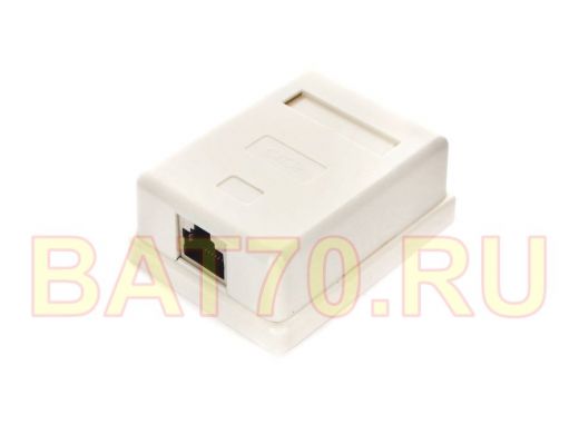 Розетка NAS212 RJ-45 кат.STP 5e внешняя экранированная 1 порт, 110&Krone NAS212