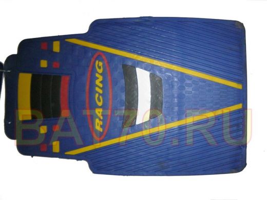 Коврики RACING синие 132 силиконовые (4 шт.) (211-220)