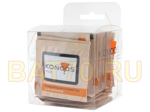 Konoos KTS-30 Чист. салфетки для ЖК-экранов (30шт KTS-10)